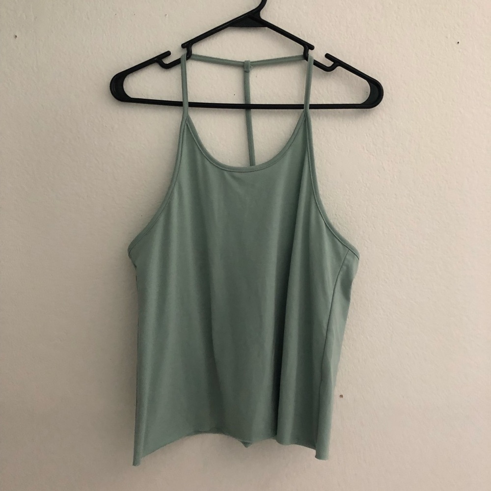 Backless spaghetti strap tank top